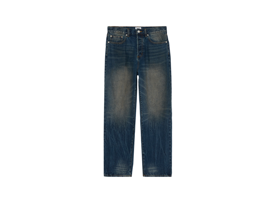 Obey Classic Baggy Denim Oil Stained Indigo