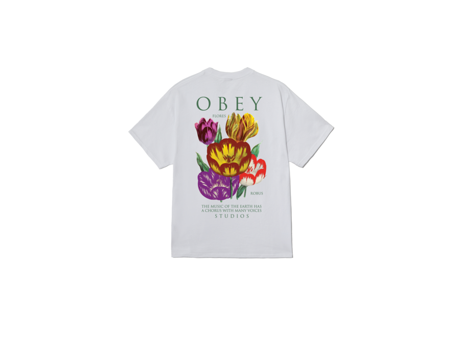 Obey Flores Robus T-shirt White