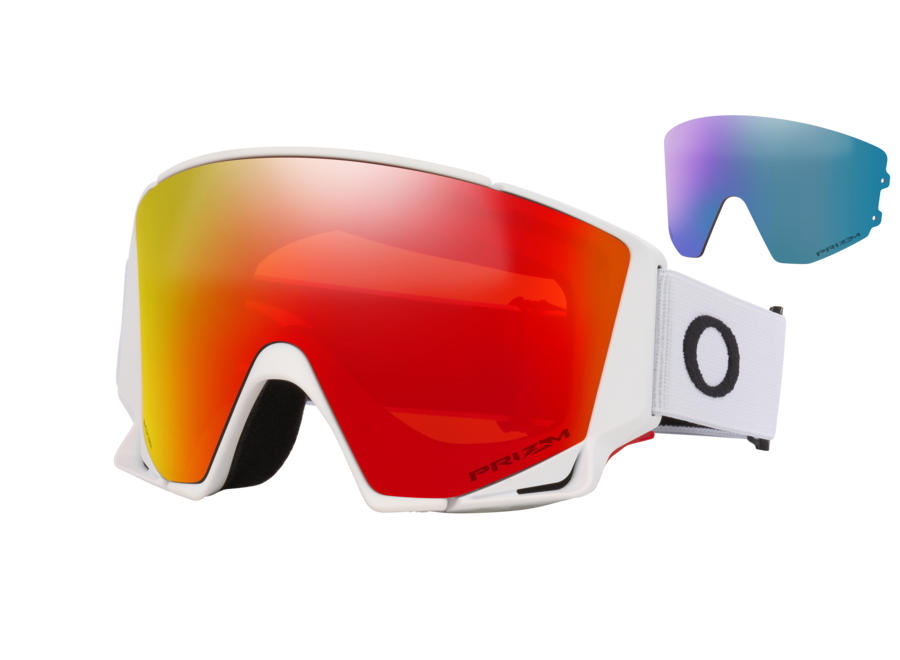 Oakley Flow Scape Skibril Matte White Prizm Torch M