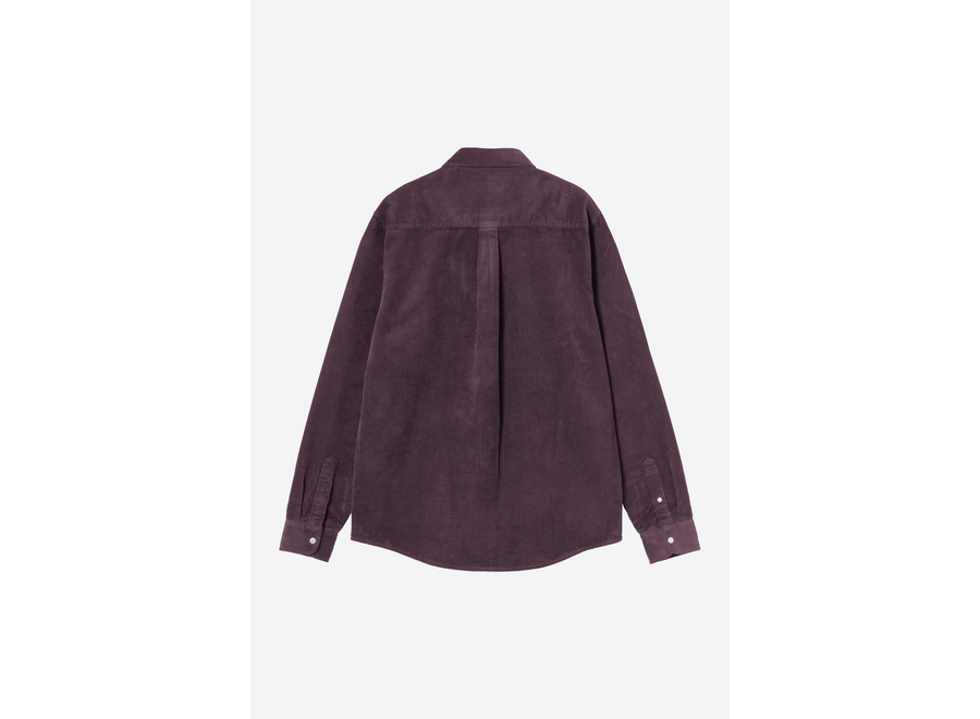 Carhartt WIP L/S Madison Cord Shirt Cozy Purple