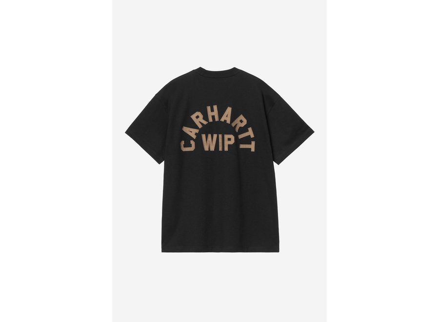 Carhartt WIP S/S Arch Script T-Shirt Black / Wip H Brown