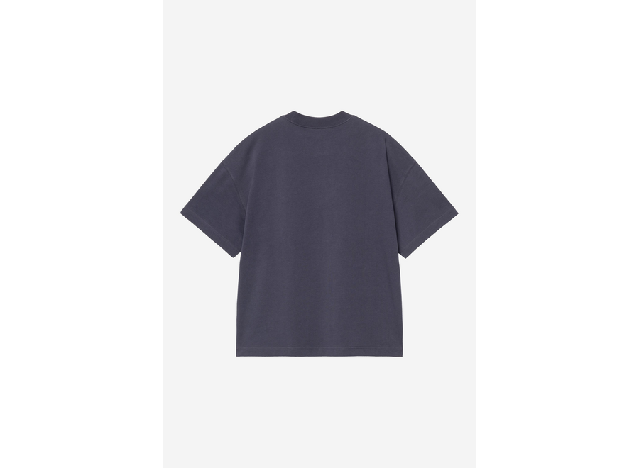 Carhartt WIP S/S Signature Script T-Shirt Dark Navy / Wip Dusty H