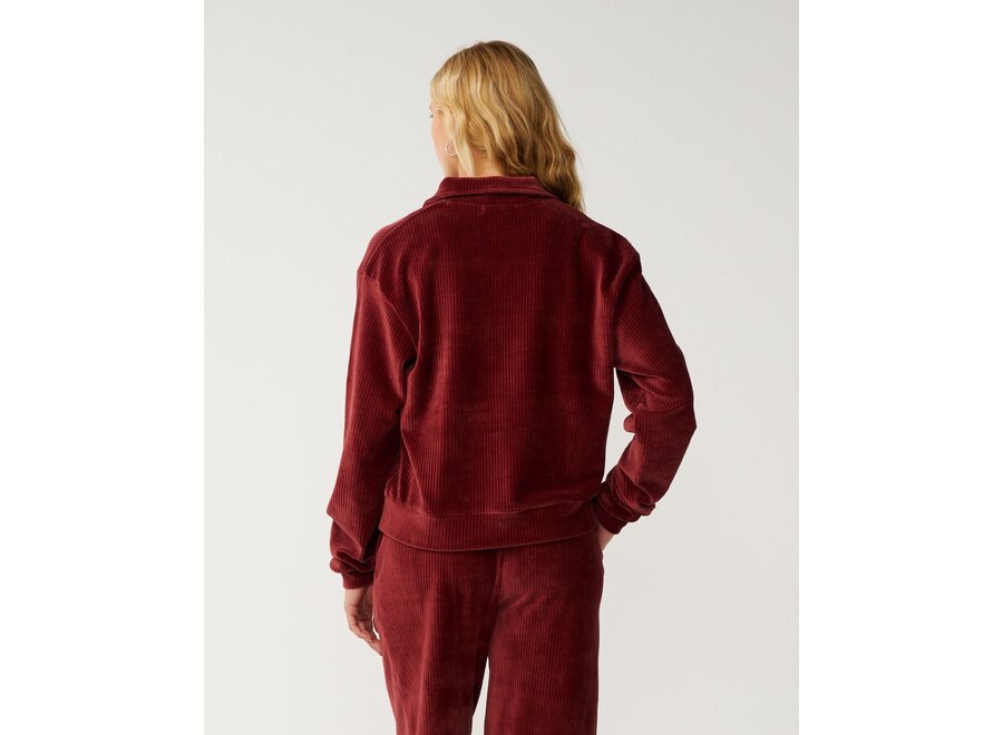 Rip Curl Cosy 3/4 Zip Dark Plum