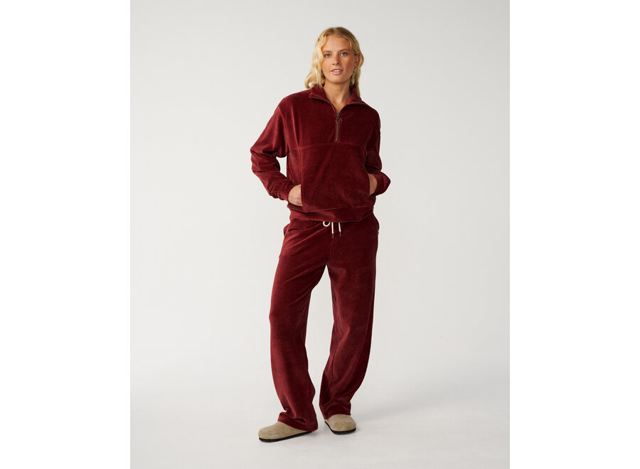 Rip Curl Cosy 3/4 Zip Dark Plum