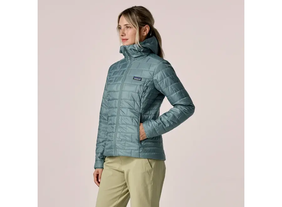 W's Nano Puff Hoody Blue Sage