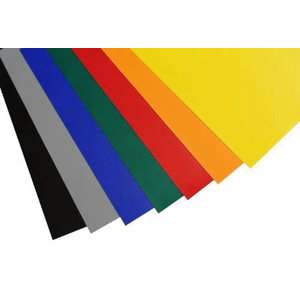 Kleurenstaal PVC zeildoek  - Glans