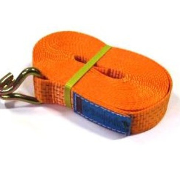 Spanband 5 ton; 5,5 meter; 50 mm (windseldeel) - Oranje