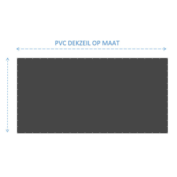 Dekzeil op maat | PVC 650 gram/m²