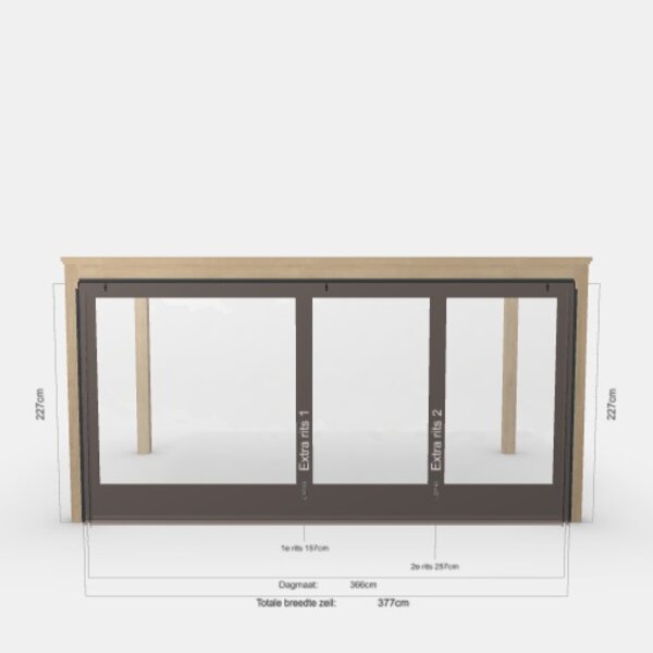 [Customized] Verandazeil | 3D Configurator