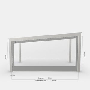 [Customized] Verandazeil op maat | 3D Configurator