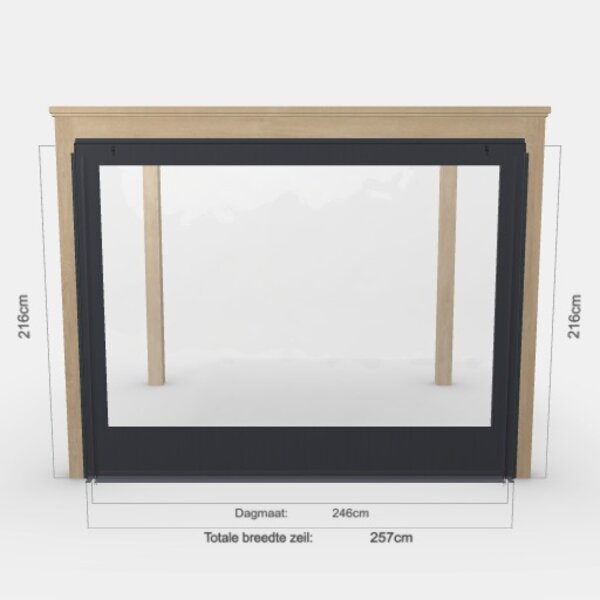 [Customized] Verandazeil | 3D Configurator