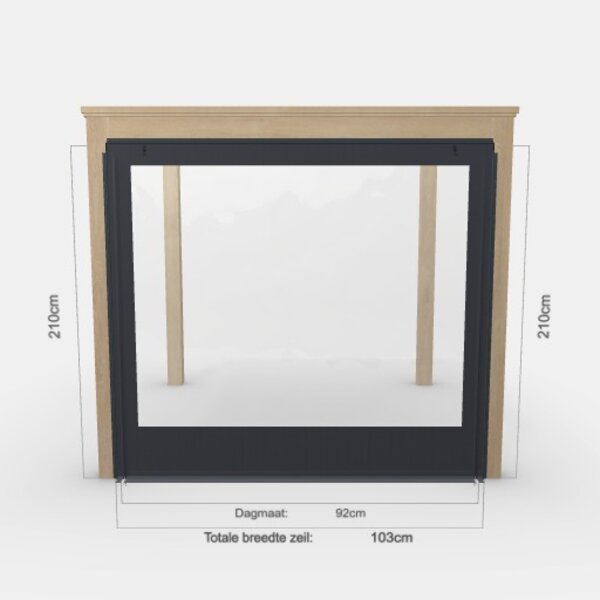 [Customized] Verandazeil | 3D Configurator