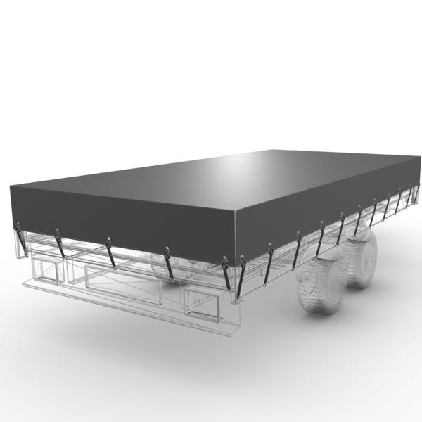 390 x 216 cm | Afdekzeil Antraciet