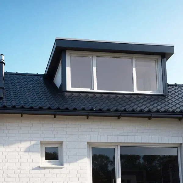 138 x 83 cm | Zonwering met zuignappen - Wit