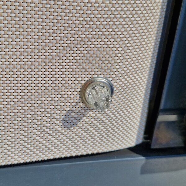 138 x 83 cm | Zonwering met zuignappen - Wit