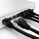 Câble UTP Cat5e 1M noir Câble UTP Cat5e 1M noir
