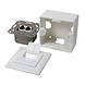 Combi boîte d'encastrement + boîte en saillie CAT5e 2x RJ45 blindé LSA Combi boîte d'encastrement + boîte en saillie CAT5e 2x RJ45 blindé LSA
