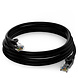 Câble UTP Cat6 1M noir Câble UTP Cat6 1M noir