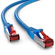 Cat6 S/FTP PIMF LSOH bleu 2 mètres Cat6 S/FTP PIMF LSOH bleu 2 mètres