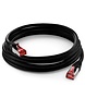 Cat6 S/FTP PIMF LSOH noir 0.5 mètres Cat6 S/FTP PIMF LSOH noir 0.5 mètres