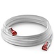 Cat6 S/FTP PIMF LSOH blanc 10 mètres Cat6 S/FTP PIMF LSOH blanc 10 mètres