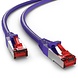 Cat6 S/FTP PIMF LSOH violet 10 mètres Cat6 S/FTP PIMF LSOH violet 10 mètres