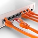 Cat6 S/FTP PIMF LSOH orange 5 mètres Cat6 S/FTP PIMF LSOH orange 5 mètres