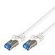 Cat7 0.5M Blanc SSTP/PiMF câble patch sans halogène Cat7 0.5M Blanc SSTP/PiMF câble patch sans halogène