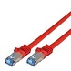 Câble patch Cat7 0.5M Rouge SSTP/PiMF sans halogène Câble patch Cat7 0.5M Rouge SSTP/PiMF sans halogène