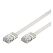 Câble UTP plat Cat6 5 M blanc Câble UTP plat Cat6 5 M blanc