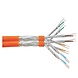 S/FTP CAT7a 1000MHz duplex stug 100M 100% koper halogeenvrij oranje (netwerkkabel op rol) S/FTP CAT7a 1000MHz duplex stug 100M 100% koper halogeenvrij oranje (netwerkkabel op rol)