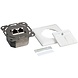 Boîte d'encastrement blanc CAT6 2x RJ45 blindé LSA RAL 9010 Boîte d'encastrement blanc CAT6 2x RJ45 blindé LSA RAL 9010