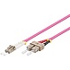 Câble à fibre optique duplex OM4 50/125 LC-SC 0.5 M Câble à fibre optique duplex OM4 50/125 LC-SC 0.5 M