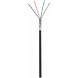 F/UTP CAT5e câble flexible extérieur 100M CCA (câble réseau sur bobine) F/UTP CAT5e câble flexible extérieur 100M CCA (câble réseau sur bobine)