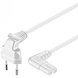Câble d'alimentation CEE 7/16 coudé (mâle) vers C7 coudé (femelle) 0.75 M Câble d'alimentation CEE 7/16 coudé (mâle) vers C7 coudé (femelle) 0.75 M