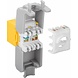 CAT6a Keystone RJ45 unshielded geel CAT6a Keystone RJ45 unshielded geel