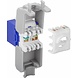 CAT6a Keystone RJ45 unshielded blauw CAT6a Keystone RJ45 unshielded blauw