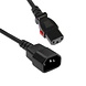 Cordon d'alimentation C14 - C13 Lock 3x 1.00mmNoir 2.5m Cordon d'alimentation C14 - C13 Lock 3x 1.00mmNoir 2.5m