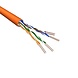Câble Cat.6 U/UTP Flexible AWG24 LSZH Orange 500m 100% cuivre Câble Cat.6 U/UTP Flexible AWG24 LSZH Orange 500m 100% cuivre