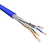 Câble Cat.6 S/FTP Flexible AWG26 LSZH Bleu 500m 100% cuivre Câble Cat.6 S/FTP Flexible AWG26 LSZH Bleu 500m 100% cuivre