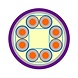 Câble Cat.6 S/FTP Flexible AWG26 LSZH Violet 500m 100% cuivre Câble Cat.6 S/FTP Flexible AWG26 LSZH Violet 500m 100% cuivre