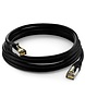 Cat6a S/FTP PIMF LSOH noir 0.25 mètres Cat6a S/FTP PIMF LSOH noir 0.25 mètres