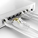 Cat6a S/FTP PIMF LSZH blanc 0.25 mètres Cat6a S/FTP PIMF LSZH blanc 0.25 mètres