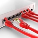 Cat6a S/FTP PIMF LSZH rouge 7.5 mètres Cat6a S/FTP PIMF LSZH rouge 7.5 mètres