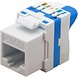 CAT 6a KeyStone RJ45 Jack UTP bleu Toolless CAT 6a KeyStone RJ45 Jack UTP bleu Toolless