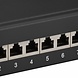 CAT 6a 10 inch patch panel 12 poorts CAT 6a 10 inch patch panel 12 poorts