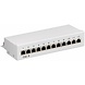 CAT 6 Mini/Desktop Patch Panel 12 Poorts grijs CAT 6 Mini/Desktop Patch Panel 12 Poorts grijs
