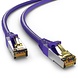 Cat6a S/FTP PIMF LSZH Violet 0.25 mètres Cat6a S/FTP PIMF LSZH Violet 0.25 mètres