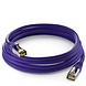 Cat6a S/FTP PIMF LSZH Violet 0.25 mètres Cat6a S/FTP PIMF LSZH Violet 0.25 mètres