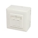 Boîte combi encastrée + en saillie CAT6a 2x RJ45 RAL9010 Boîte combi encastrée + en saillie CAT6a 2x RJ45 RAL9010
